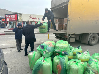 Yardım aksiyasına Göyçay rayon İcra Hakimiyyəti də qoşuldu