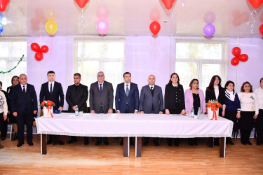 Rayon İcra Hakimiyyətinin başçısı Orxan Mürsəlov İnteqrasiya təlimli internat tipli gimnaziyaya baxış keçirib