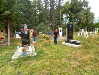 Rayonunun Alıkənd və Aşağı Qaraməryəm kəndlərində “Yaşıl dünya naminə həmrəylik ili” çərçivəsində qəbiristanlıq sahələrində iməclik keçirilib