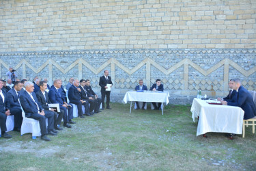 Göyçay rayonunun Cırqurd kəndində sakinlərlə növbəti səyyar qəbul keçirilib
