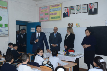 Rayon İcra Hakimiyyətinin başçısı Orxan Mürsəlov İnçə kənd tam orta məktəbində müəllim və şagirdlərlə görüşüb, tədrisin təşkili ilə maraqlanıb.