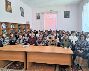 “Heydər Əliyev İli” çərçivəsində rayon Mərkəzi Kitabxanasının əməkdaşları ilə görüş keçirildi