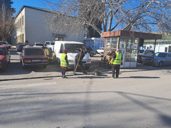 Şəhər və kəndlərin ərazisində abadlıq işləri aparılıb