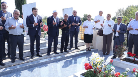 Göyçayda torpaqlarımızın azadlığı uğrunda canından keçən şəhidlərin məzarları ziyarət olunub