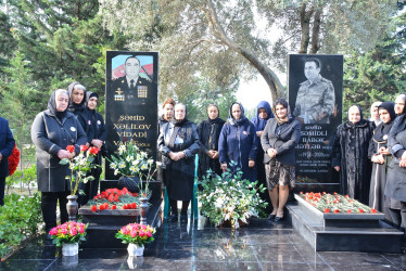 44 günlük Vətən müharibəsində şəhid olmuş polkovnik-leytenant Vidadi Xəlilovun dördüncü ildönümü qeyd olunub