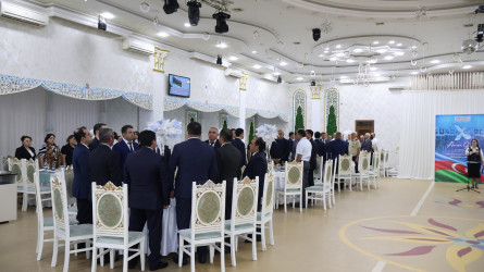 Göyçay Rayon İcra Hakimiyyəti tərəfindən 27 Sentyabr – Anım Günü ilə əlaqədar ehsan süfrəsi təşkil olunub