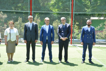 “Futbolu inkişaf etdirək” layihəsi üzrə növbəti tədbir Göyçay rayonunda keçirilib