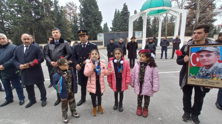 Şəhid Həsən Bayramovun ikinci ildönümü qeyd olundu