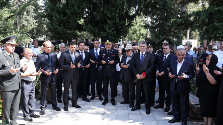 Anım Günü ilə əlaqədar Göyçay Şəhidlər Xiyabanı ziyarət olunub