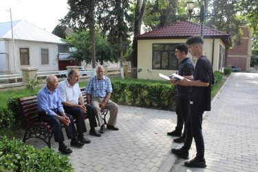 Rayon sakinləri arasında sorğu keçirilmişdir