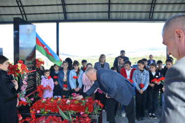 Vətən müharibəsi şəhidi Ağayev Ülvi Valeh oğlunun dördüncü ildönümü qeyd edilib