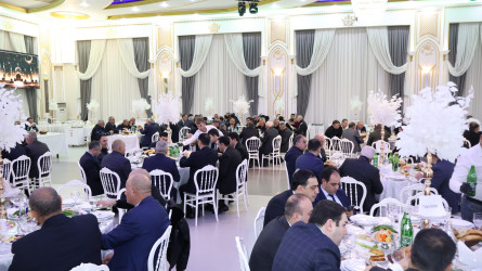 Rayon İcra Hakimiyyəti tərəfindən müqəddəs Ramazan ayı münasibətilə iftar süfrəsi təşkil olunub