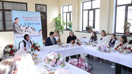 Göyçayda 5 oktyabr - Beynəlxalq Müəllimlər Günü şəhid Elnur Əliyevin evində qeyd olunub