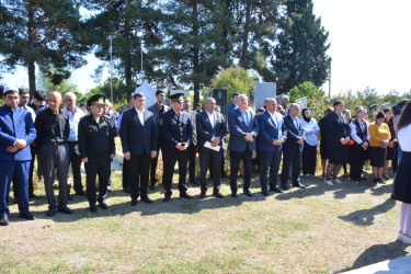 Vətən müharibəsi şəhidi Ömərli Kənan Elxan oğlunun dördüncü ildönümü qeyd edilib