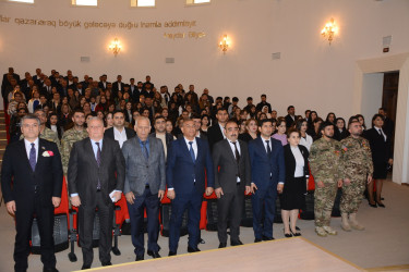 Göyçayda “12 noyabr – Azərbaycan Respublikasının Konstitusiya günü” münasibətilə tədbir keçirilib
