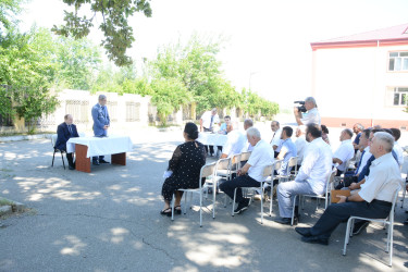 Müskürlü kəndində sakinlərlə növbəti səyyar qəbul keçirilib