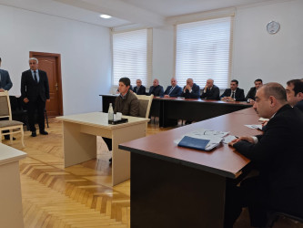 Rayon İcra Hakimiyyətinin başçısı Orxan Mürsəlov rayonun idarə, müəssisə və təşkilat rəhbərlərinin iştirakı ilə növbəti vətəndaş qəbulu keçirib.