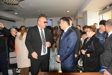 Rayon İcra Hakimiyyətinin başçısı Orxan Mürsəlov “Göyçay rayon Mərkəzi Xəstəxanası” publik hüquqi şəxsində  və Göyçay Təcili Təxirəsalınmaz Tibbi Yardım Stansiyasında olub