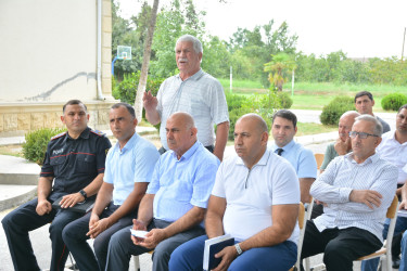 Göyçay Rayon İcra Hakimiyyəti başçısının növbəti səyyar qəbulu Potu kəndində keçirilib
