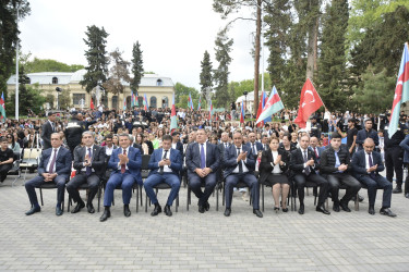 Azərbaycan xalqının Ümummilli Lideri Heydər Əliyevin 100 illik yubileyi münasibətilə Göyçay şəhər mərkəzində konsert proqramı təşkil edilib