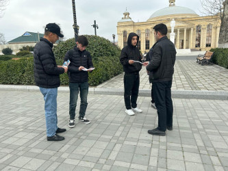 Göyçayda məişət zorakılığı ilə bağlı sorğu keçirilib