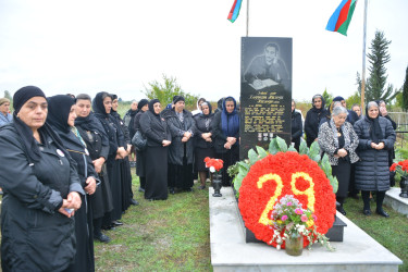 Vətən müharibəsi şəhidi Xəyyam Hüseynovun beşinci ildönümü qeyd edilib