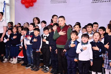 Rayon İcra Hakimiyyətinin başçısı Orxan Mürsəlov İnteqrasiya təlimli internat tipli gimnaziyaya baxış keçirib