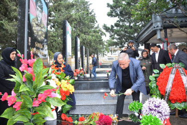 Göyçayda 44 günlük Vətən müharibəsində şəhid olanların dördüncü ildönümü qeyd edilib