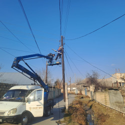 Göyçayda elektrik təsərrüfatının yenidən qurulması işləri davam etdirilir