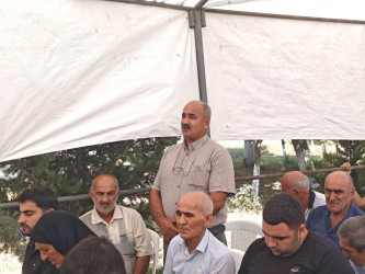 Göyçay Rayon İcra Hakimiyyətinin başçısı Orxan Mürsəlov Alıkənd kəndində səyyar qəbul keçirib