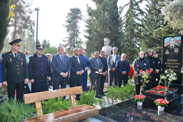 44 günlük Vətən müharibəsində şəhid olmuş polkovnik-leytenant Vidadi Xəlilovun dördüncü ildönümü qeyd olunub