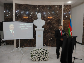 Göyçayda Ümummilli Lider Heydər Əliyevin anadan olmasının 101-ci ildönümü ilə əlaqədar tədbir keçirildi