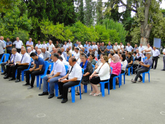 Göyçay Rayon İcra Hakimiyyətinin başçısı İnçə kəndində növbəti səyyar qəbul keçirib