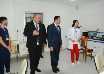Rayon İcra Hakimiyyətinin başçısı Orxan Mürsəlov “Göyçay rayon Mərkəzi Xəstəxanası” publik hüquqi şəxsində  və Göyçay Təcili Təxirəsalınmaz Tibbi Yardım Stansiyasında olub