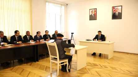 Göyçay Rayon İcra Hakimiyyətinin başçısı Orxan Mürsəlov növbəti vətəndaş qəbulu keçirib14-04-2026