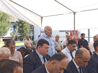 Göyçay Rayon İcra Hakimiyyətinin başçısı Orxan Mürsəlov Alıkənd kəndində səyyar qəbul keçirib