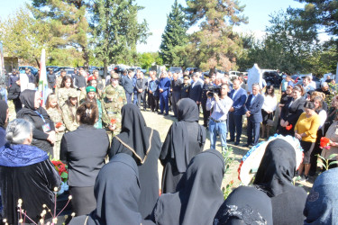 Vətən müharibəsi şəhidi Ömərli Kənan Elxan oğlunun dördüncü ildönümü qeyd edilib