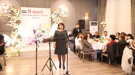 Rayon İcra Hakimiyyətinin təşkilatçılığı ilə 8 Mart – Beynəlxalq Qadınlar Günü və müqəddəs Ramazan ayı münasibətilə tədbir keçirilib