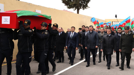 Birinci Qarabağ müharibəsində itkin düşmüş şəhid Babayev Vüqar Səlim oğlu Göyçay şəhər Şəhidlər Xiyabanında dəfn edilib