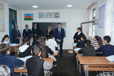 Rayon İcra Hakimiyyətinin başçısı Orxan Mürsəlov İnçə kənd tam orta məktəbində müəllim və şagirdlərlə görüşüb, tədrisin təşkili ilə maraqlanıb.