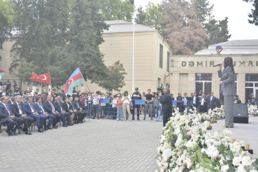 Azərbaycan xalqının Ümummilli Lideri Heydər Əliyevin 100 illik yubileyi münasibətilə Göyçay şəhər mərkəzində konsert proqramı təşkil edilib