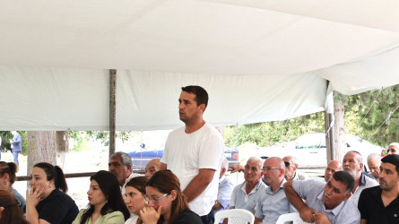 Göyçay Rayon İcra Hakimiyyətinin başçısı Orxan Mürsəlov Xəlitli kəndində səyyar qəbul keçirib