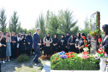 Vətən müharibəsi şəhidi Şirəliyev İntiqam Bəxtiyar oğlunun dördüncü ildönümü qeyd edilib