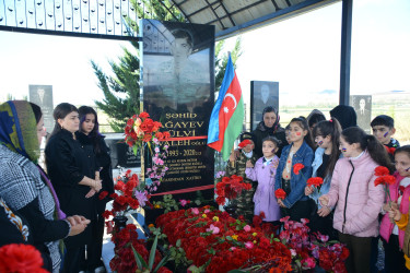 Vətən müharibəsi şəhidi Ağayev Ülvi Valeh oğlunun dördüncü ildönümü qeyd edilib