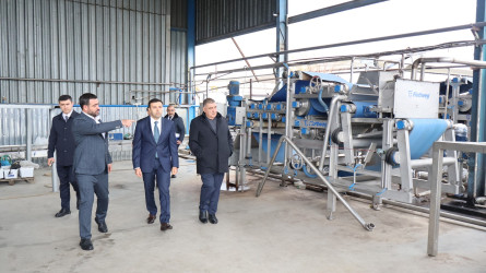 Rayon İcra Hakimiyyətinin başçısı Orxan Mürsəlov “Göyçay Süd” ASC-də olub