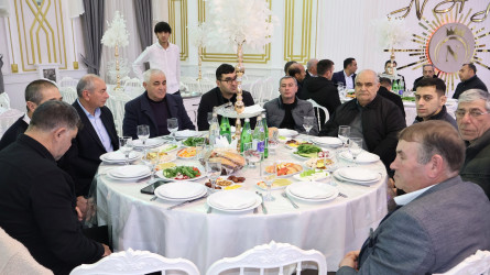 Rayon İcra Hakimiyyəti tərəfindən müqəddəs Ramazan ayı münasibətilə iftar süfrəsi təşkil olunub