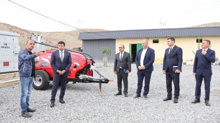 Göyçay rayonunda kənd təsərrüfatının inkişafı istiqamətində Dövlət Proqramında nəzərdə tutulan tədbirlərin icrası davam etdirilir