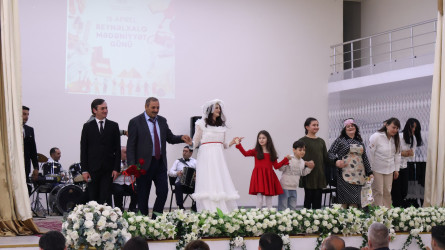 15 aprel - Beynəlxalq Mədəniyyət Günü münasibətilə rayon mədəniyyət işçilərinin təşkilatçılığı ilə tədbir keçirilib