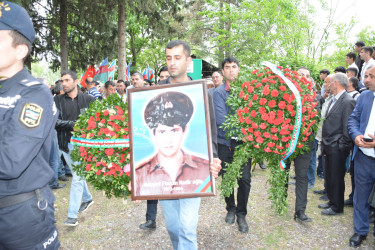 Birinci Qarabağ müharibəsində itkin düşmüş və şəxsiyyəti müəyyənləşdirilən şəhid Hacıyev Firuddin Nadir oğlu torpağa tapşırılıb