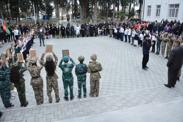 Göyçay şəhər 6 nömrəli tam orta məktəbdə “Şəhidlər muzeyi”nin açılış tədbiri keçirilib